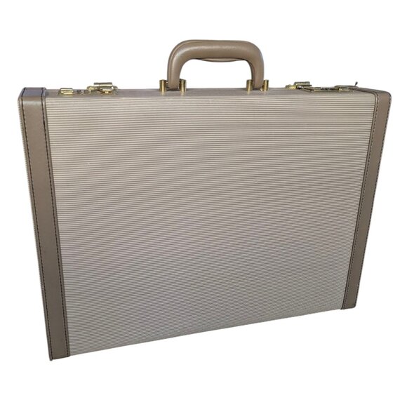 Vintage 1960/1970s Leather Briefcase w Combo lock